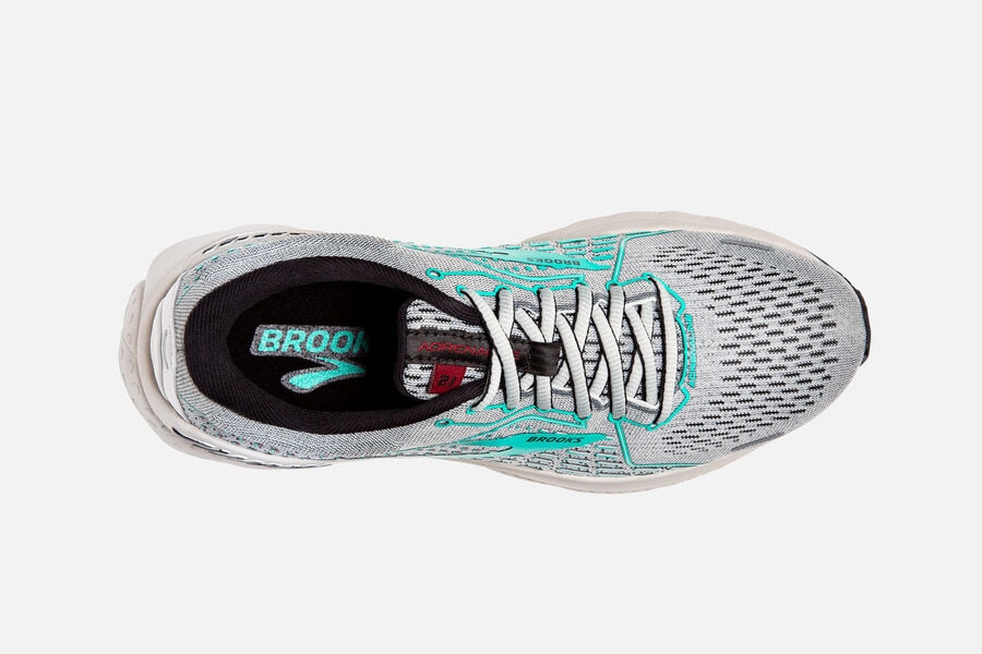 Brooks Adrenaline GTS 21 Road Running Shoes Womens - Grey - EHUKC-9465